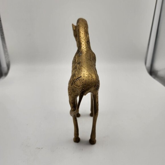 Solid Brass Giraffe India - Picture 4 of 7